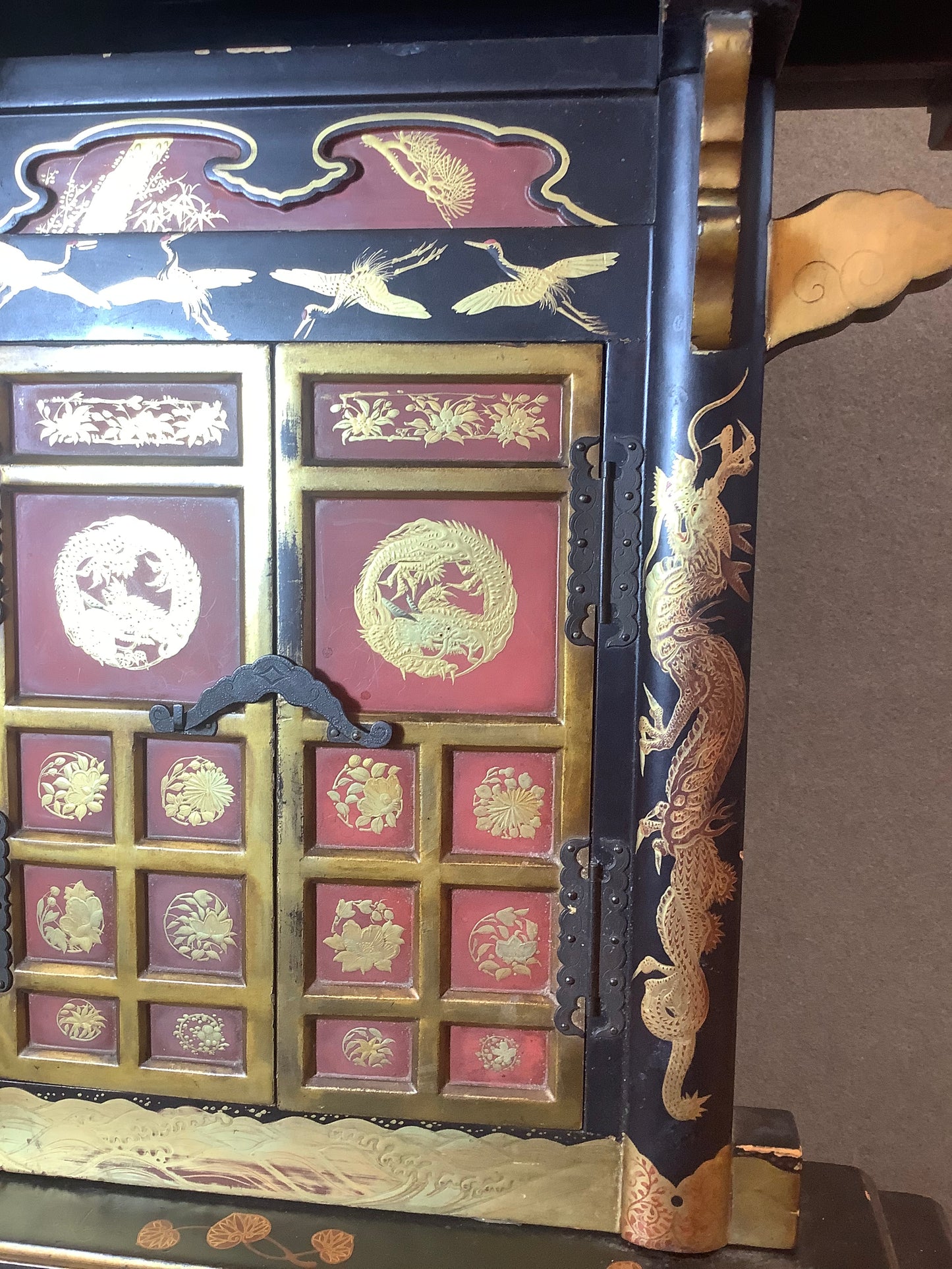 Taisho Lacquered Picture Frame